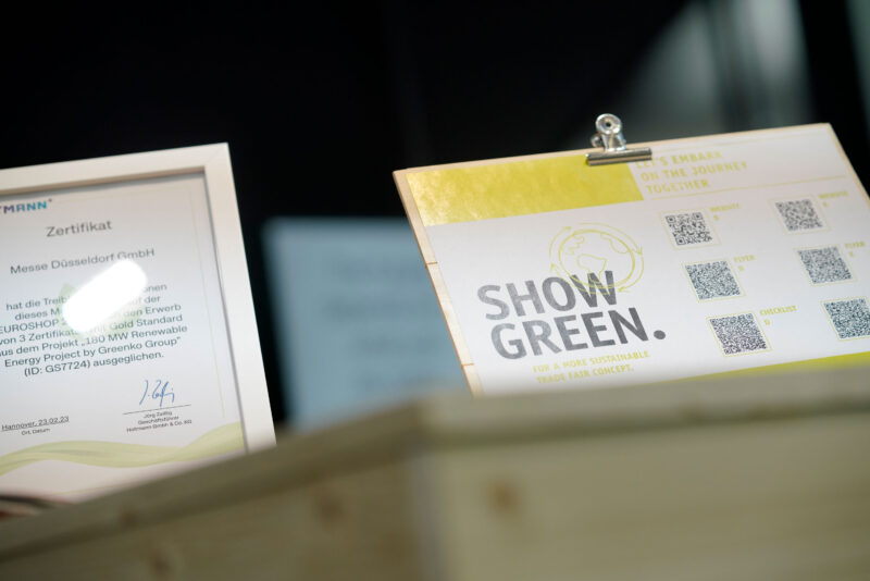 Show Green für nachhaltige Messekonzepte